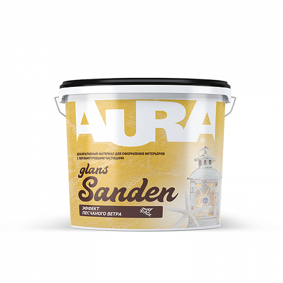 Декоративный материал AURA Sanden Glans Silver