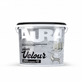 Декоративный материал AURA Velour Silver